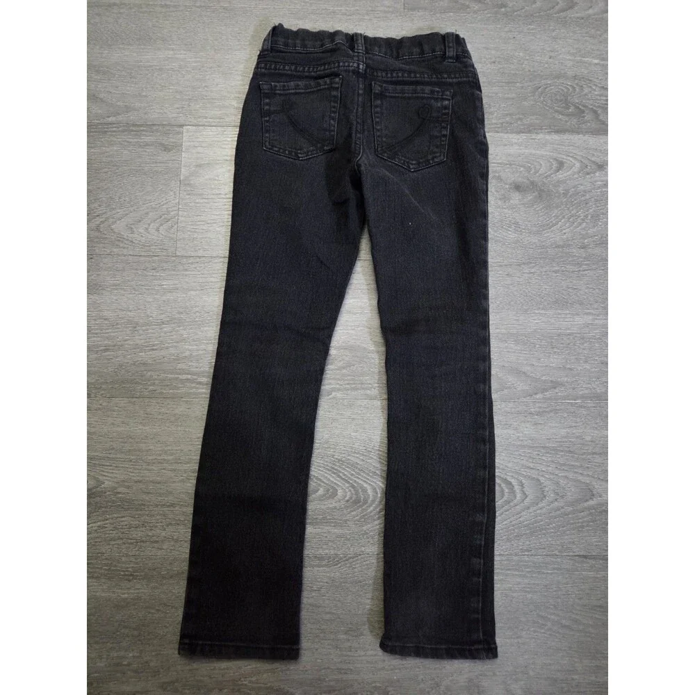 The Children's Place Est. 89 Girls Skinny Jeans Size 8 Black Stretch Denim